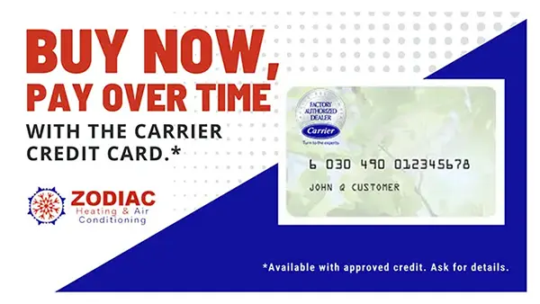 Buy Now, Pay Over Time with Carrier Credit Card
