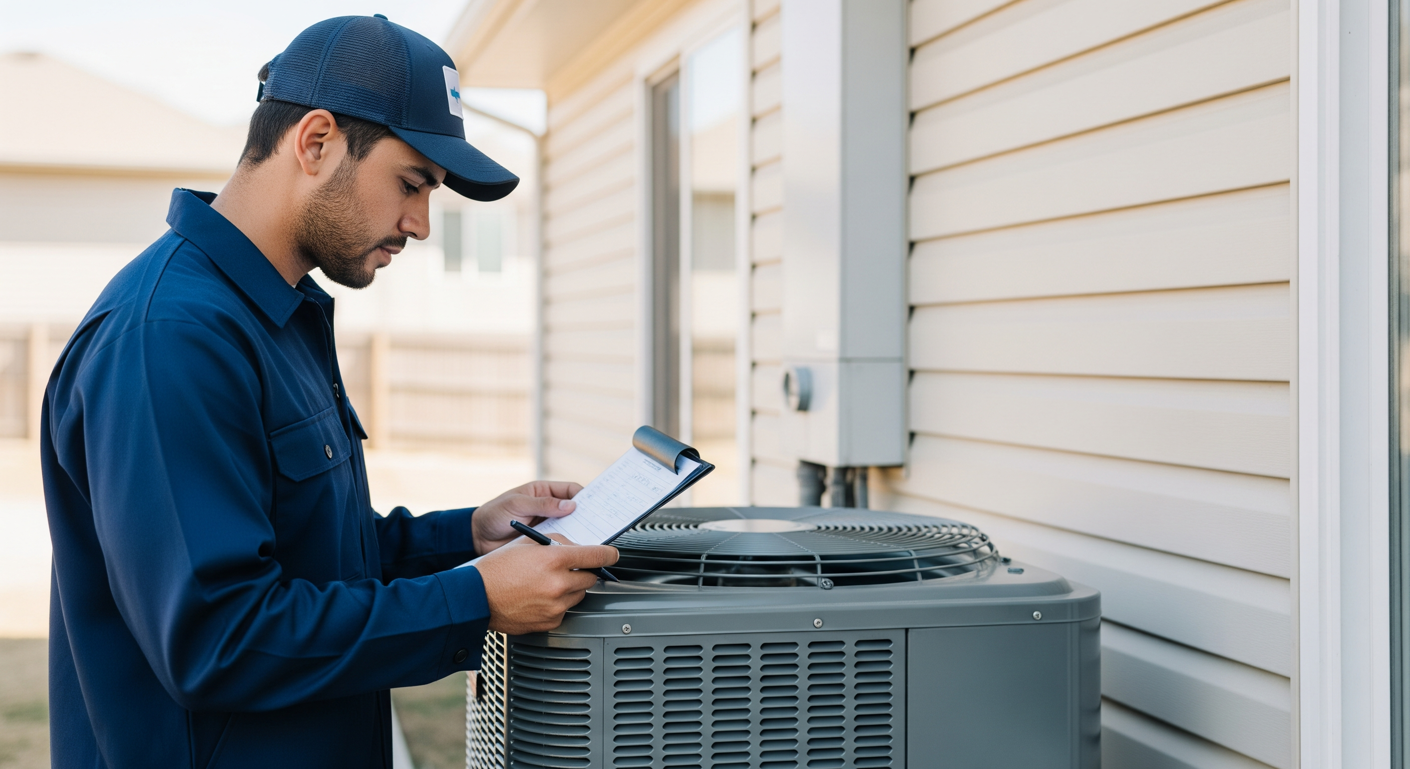 Los Angeles HVAC contractor testing system wiring during repair